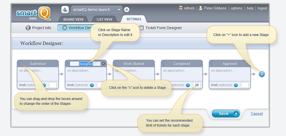 Project Workflow Designer